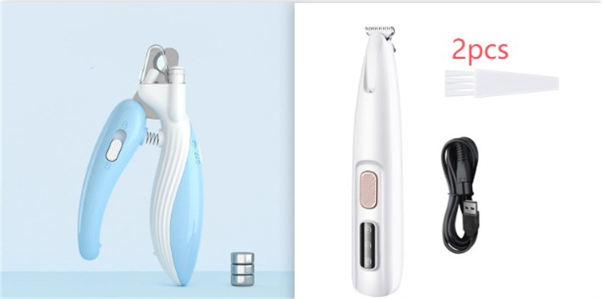 Haustier-Hundepfoten-Trimmer mit LED-Licht – Präzise & Sicher für die Fellpflege