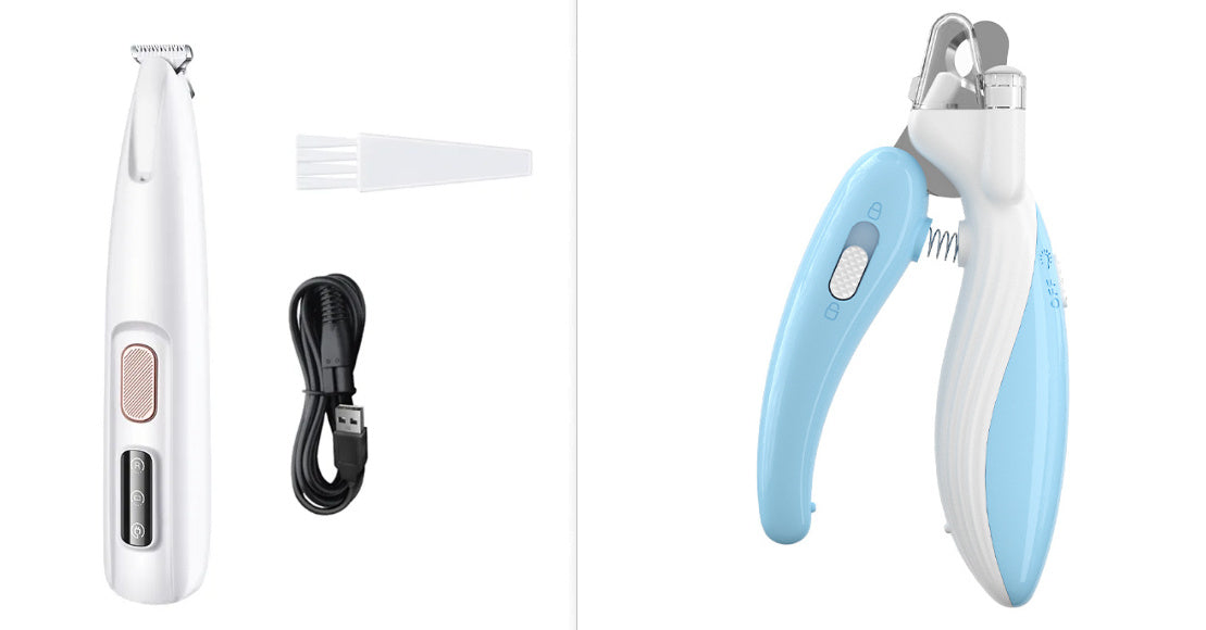 Haustier-Hundepfoten-Trimmer mit LED-Licht – Präzise & Sicher für die Fellpflege