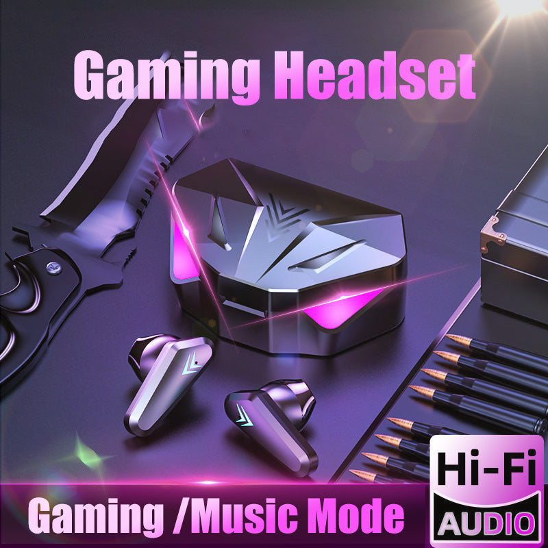 🎧Wireless Gaming Headphones mit Mikrofon – Noise Cancelling, Bluetooth, 0ms Verzögerung