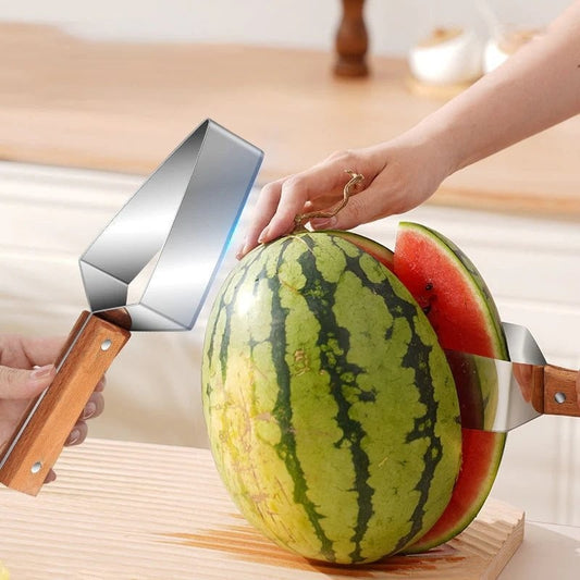 Wassermelonen-Schneider aus 430 Edelstahl – Perfekt für müheloses Schneiden!