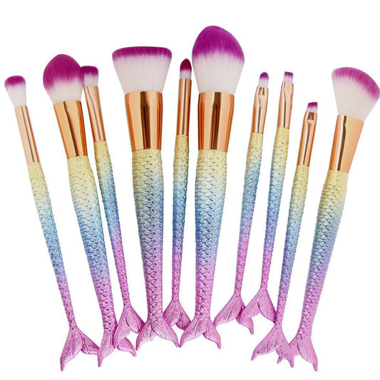 Make-up Pinsel in Meerjungfrauen-Design