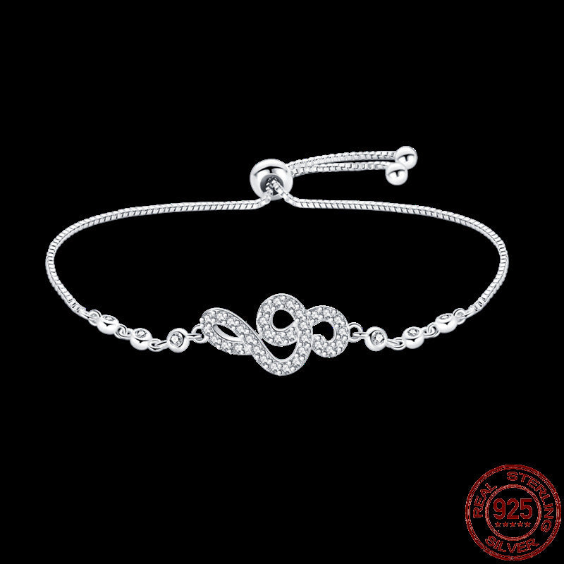 Infinity Fatima Hand Armband – Schutz & Unendlichkeit in Silber