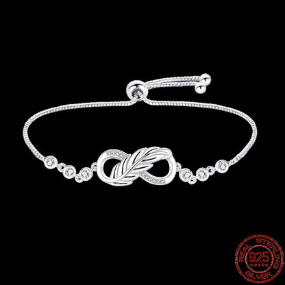 Infinity Fatima Hand Armband – Schutz & Unendlichkeit in Silber