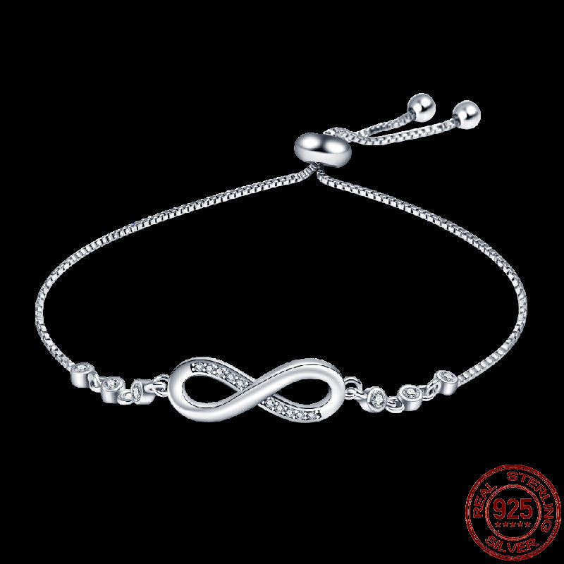Infinity Fatima Hand Armband – Schutz & Unendlichkeit in Silber