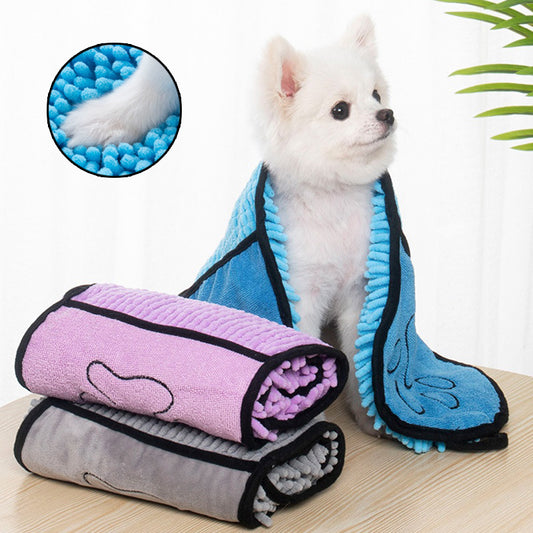 🐕 Super Absorbierendes Mikrofaser-Badetuch für Hunde & Katzen – Schnell trocken, bequem & pflegeleicht