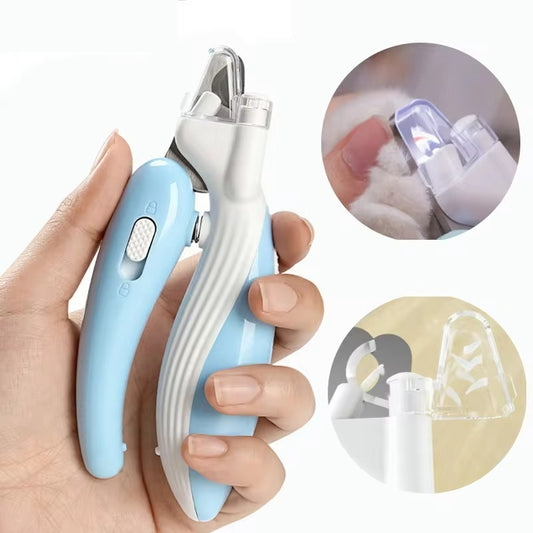 Haustier-Nagelknipser – Hund-Nagelknipser, Katzen-Nagelknipser, LED Elektrischer Nagel-Schleifer, Haustierbedarf mit LED-Licht für Nagelpflege
